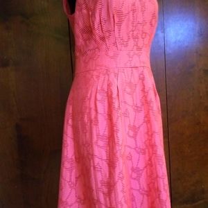 Womans Banana Republic size 8 salmon/coral summer dress